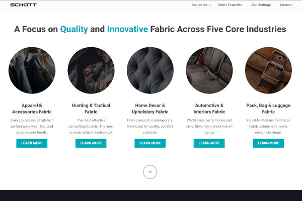 Camo Fabric Depot Website Design and Development